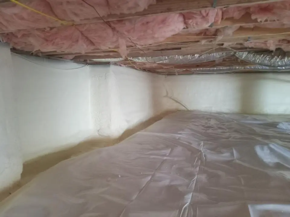 Crawl space encapsulation with closed-cell spray foam for Roof Maintenance in Robstown